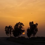 Sunset in Sindh.