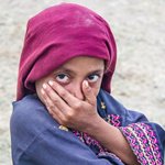 Shy Girl in Mirpur Sakro.