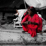 Faces of Pakistan. Manchar Lake