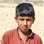 Boy at Kirthar National Park -Karchat