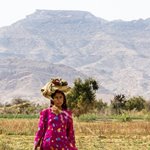 Lady at Kirthar National Park Karchat