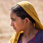 Girl at Kirthar National Park Karchat
